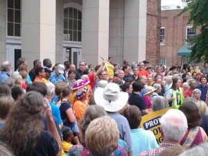 “Taking the Dream Home to Chapel Hill” rally in downtown Chapel Hill (August 28, 2013)